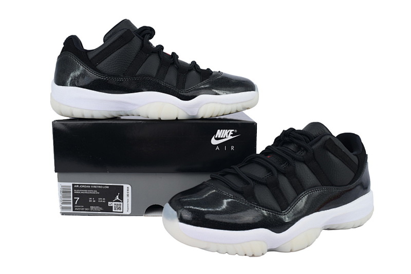【BH3XH】低帮大魔王 真碳头层乔丹11代篮球运动鞋 AV2187-001 Air Jordan 11 Retro Low 72-10