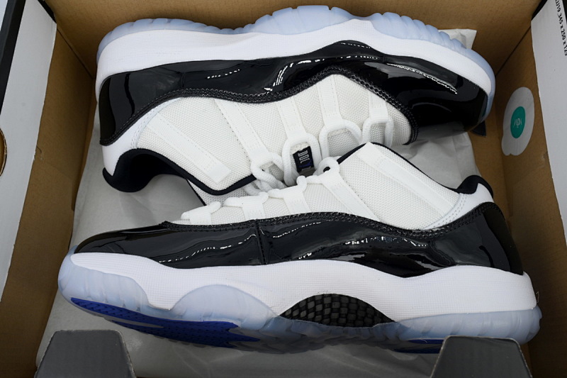 【BH3XH】低帮黑白康扣 真碳头层乔丹11代篮球运动鞋 528895-153 Air Jordan 11 Retro Low Concord