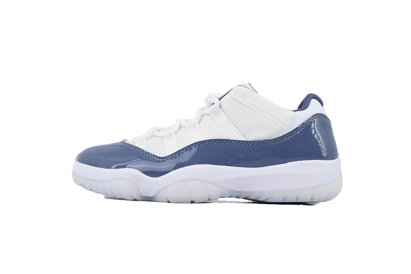 【BH3XH】低帮复古蓝 真碳头层乔丹11代篮球运动鞋 FV5104-104 Air Jordan 11 Low "Midnight Navy"