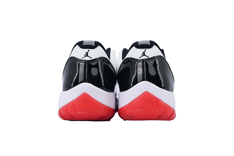 【BH3XH】低帮黑白红 真碳头层乔丹11代篮球运动鞋 AV2187-160 Air Jordan 11 Retro Low Concord Bred