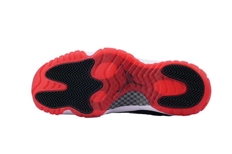 【BH3XH】低帮黑白红 真碳头层乔丹11代篮球运动鞋 AV2187-160 Air Jordan 11 Retro Low Concord Bred
