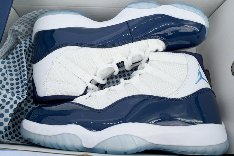 【BH3XH】高帮乔治城 真碳头层乔丹11代篮球运动鞋 378037-123 Air Jordan 11 Retro Win Like 82