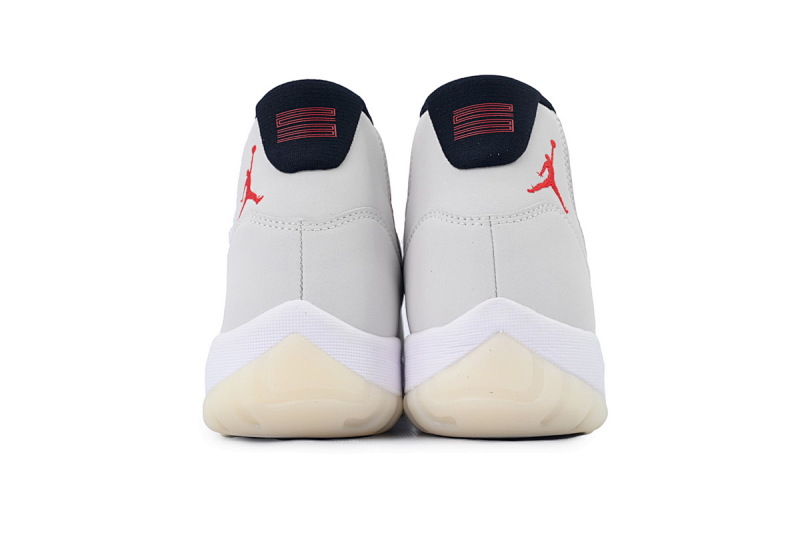 【BH3XH】高帮兔八哥 真碳头层乔丹11代篮球运动鞋 378037-016 Air Jordan 11 Retro Platinum Tint