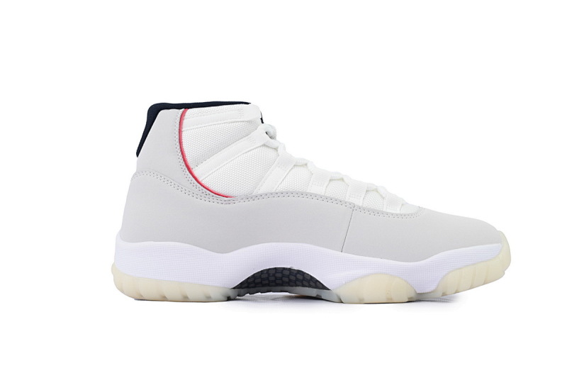 【BH3XH】高帮兔八哥 真碳头层乔丹11代篮球运动鞋 378037-016 Air Jordan 11 Retro Platinum Tint