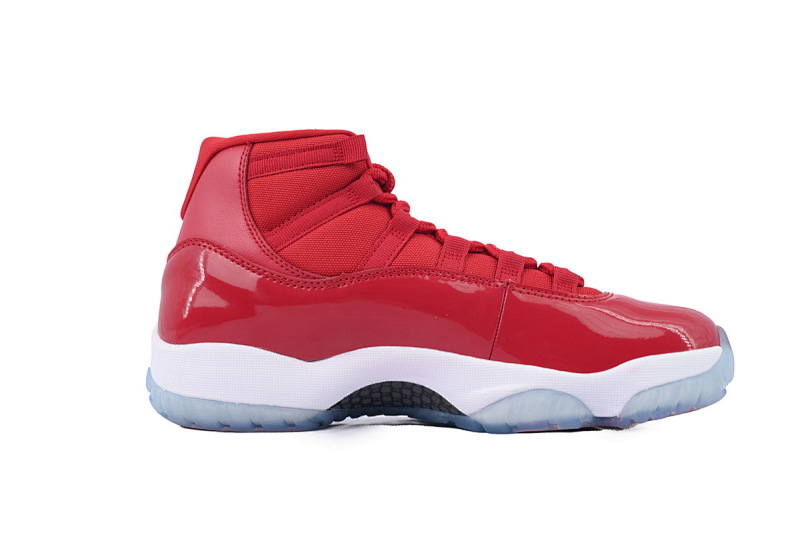 【BH3XH】高帮大红 真碳头层乔丹11代篮球运动鞋 378037-623 Air Jordan 11 Retro Win Like 96