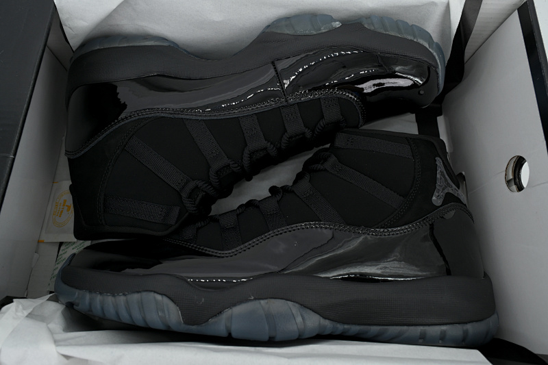 【BH3XH】高帮黑武士 真碳头层乔丹11代篮球运动鞋 378037-005 Air Jordan 11 Retro Cap and Gown