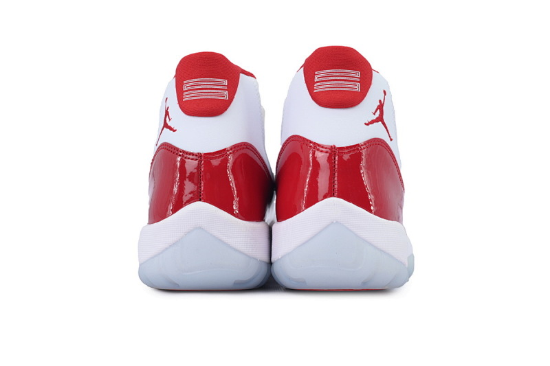 【BH3XH】高帮樱桃红 真碳头层乔丹11代篮球运动鞋 CT8012-116 Air Jordan 11 Retro Cherry