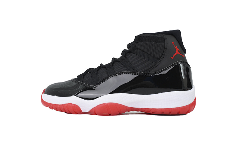 【BH3XH】高帮黑红 真碳头层乔丹11代篮球运动鞋 378037-061 Air Jordan 11 Retro Bred