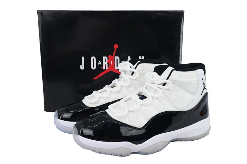 【BH3XH】高帮康扣 真碳头层乔丹11代篮球运动鞋 378037-100 Air Jordan 11 Retro Concord