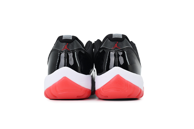 【BH3XH】复刻黑红低帮 真碳头层乔丹11代篮球运动鞋 FV5104-006 Air Jordan 11 Retro Low 'Bred'