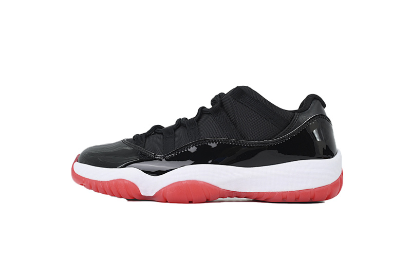 【BH3XH】复刻黑红低帮 真碳头层乔丹11代篮球运动鞋 FV5104-006 Air Jordan 11 Retro Low 'Bred'
