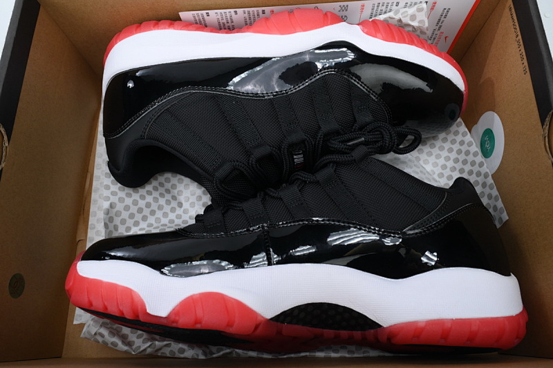 【DH0XP】低帮黑红公牛 XP版乔丹11代篮球运动鞋 FV5104-006 Air Jordan 11 Retro Low 'Bred'