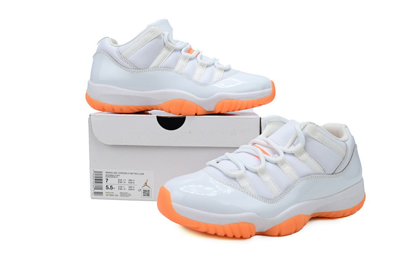 【DH0XP】白橘 XP版乔丹11代篮球运动鞋 AH7860-139 Air Jordan 11 Retro Low 'Bright Citrus'