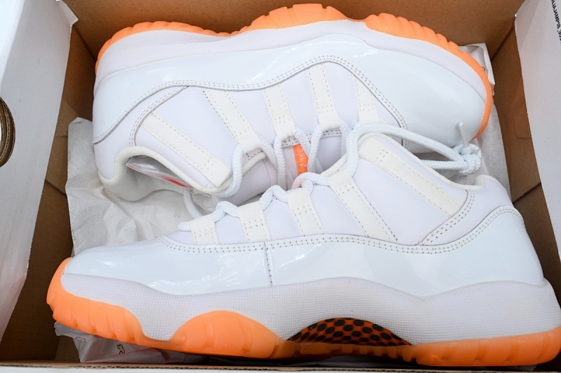 【DH0XP】白橘 XP版乔丹11代篮球运动鞋 AH7860-139 Air Jordan 11 Retro Low 'Bright Citrus'