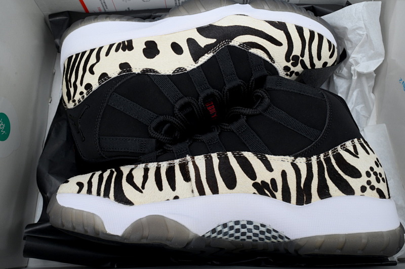 【DH0XP】兽纹 XP版乔丹11代高帮篮球鞋 AR0715-010 Air Jordan 11 Retro 'Animal Instinct'