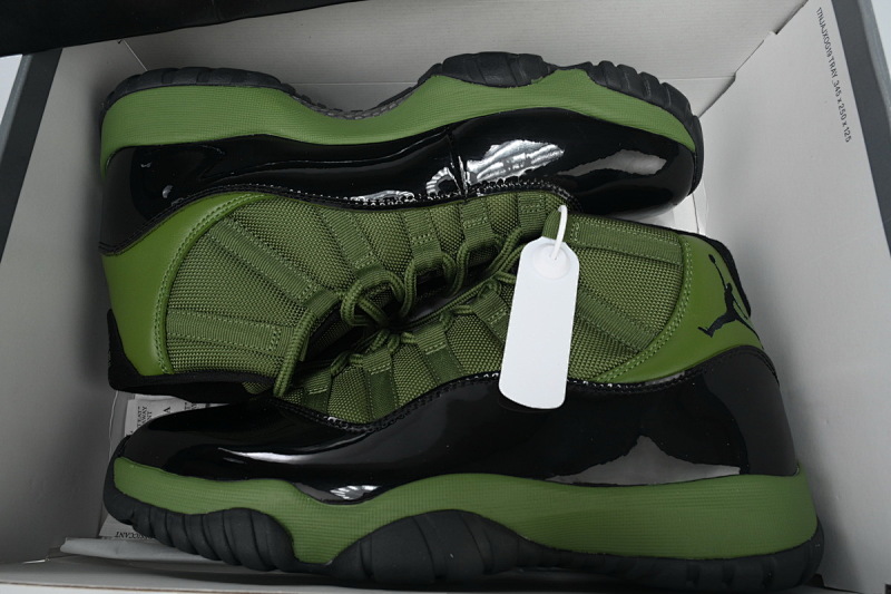 yupoo_351034_1d5975bc.jpg 【CH1DJ】黑绿 乔丹11代篮球鞋运动鞋 CT8012-300 Air Jordan 11 Retro Green