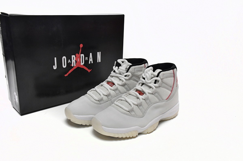 【CH0XH】高帮兔八哥 纯原级乔丹11代篮球鞋 378037-016 Air Jordan 11 Retro Platinum Tint