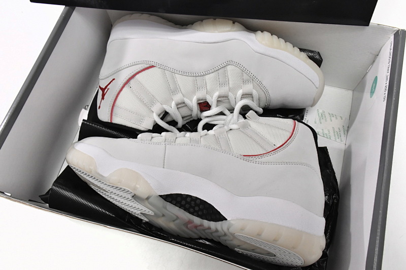 【CH0XH】高帮兔八哥 纯原级乔丹11代篮球鞋 378037-016 Air Jordan 11 Retro Platinum Tint