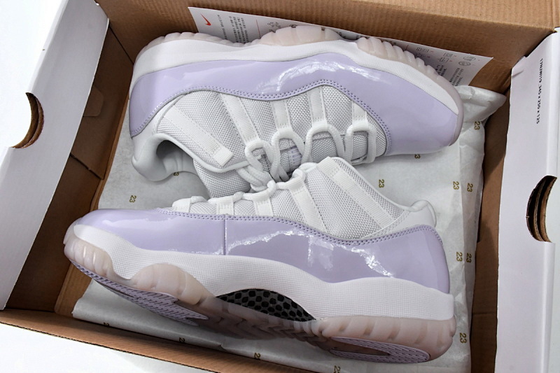 【CH0XH】低帮紫罗兰 纯原级乔丹11代篮球鞋 AH7860-101 Air Jordan 11 Retro Low Pure Violet