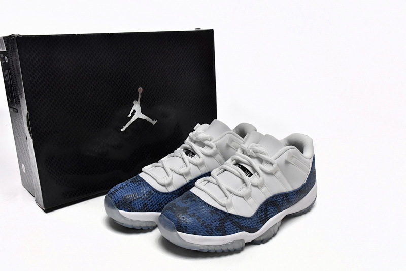 【CH0XH】低帮蓝蛇 纯原级乔丹11代篮球鞋 CD6846-102 Air Jordan 11 Retro Low Navy Snakeskin