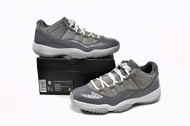 yupoo_351915_4f67b4ed.jpg 【CH0XH】低帮酷灰 纯原级乔丹11代篮球鞋 528895-003 Air Jordan 11 Retro Low Cool Grey