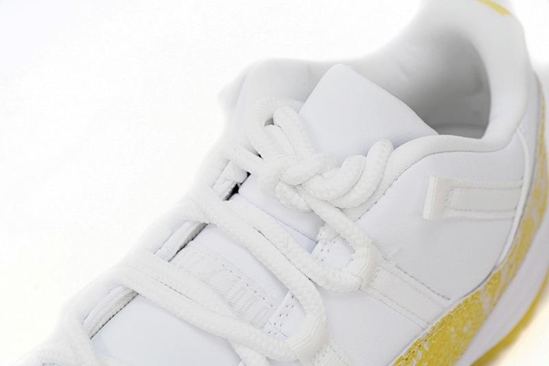 【CH0XH】低帮黄蛇 纯原级乔丹11代篮球鞋 AH7860-107 Air Jordan 11 Retro Low WMNS “Yellow Snakeskin