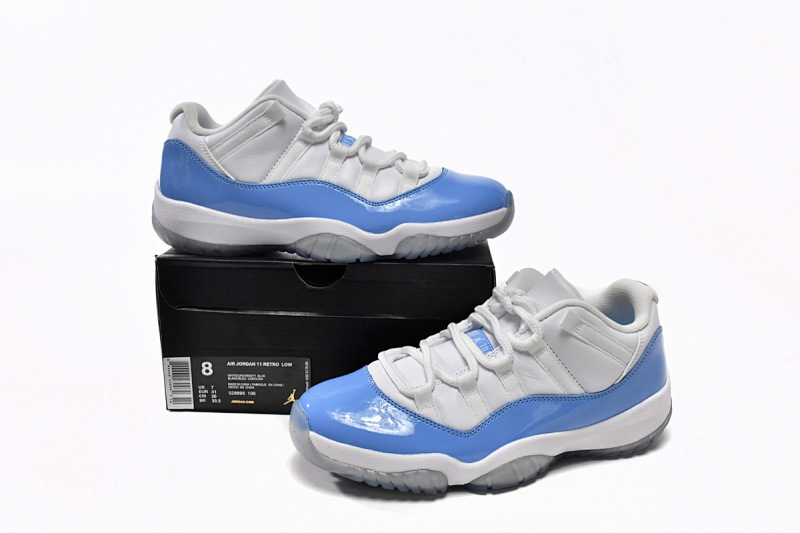 【CH0XH】低帮北卡蓝 纯原级乔丹11代篮球鞋 528895-106 Air Jordan 11 Retro Low University Blue