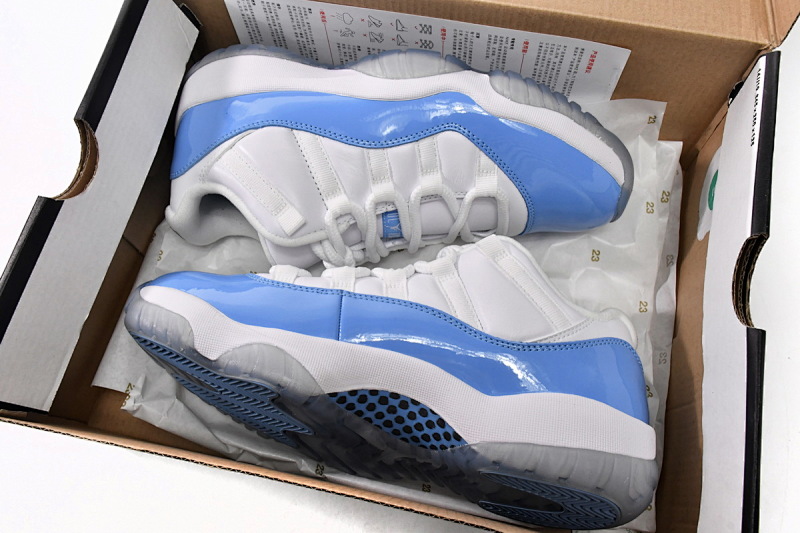 【CH0XH】低帮北卡蓝 纯原级乔丹11代篮球鞋 528895-106 Air Jordan 11 Retro Low University Blue