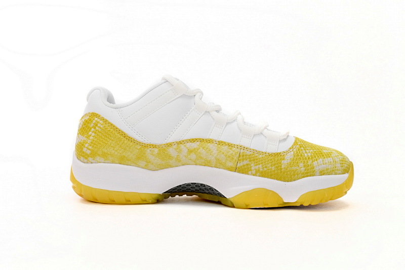 【DH0XP】黄蛇 XP版乔丹11代高帮篮球鞋 AH7860-107 Air Jordan 11 Low WMNS “Yellow Snakeskin”