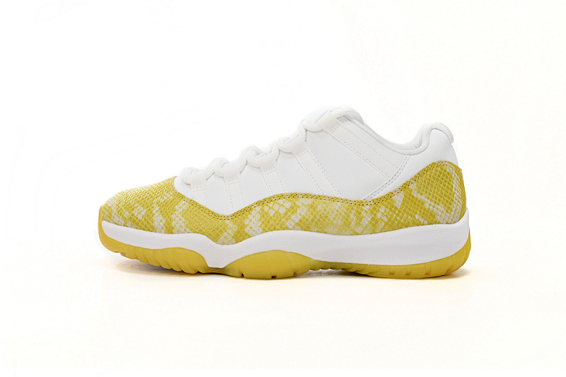 【DH0XP】黄蛇 XP版乔丹11代高帮篮球鞋 AH7860-107 Air Jordan 11 Low WMNS “Yellow Snakeskin”