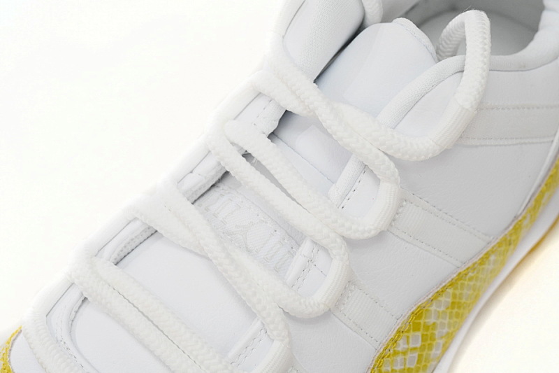 【DH0XP】黄蛇 XP版乔丹11代高帮篮球鞋 AH7860-107 Air Jordan 11 Low WMNS “Yellow Snakeskin”