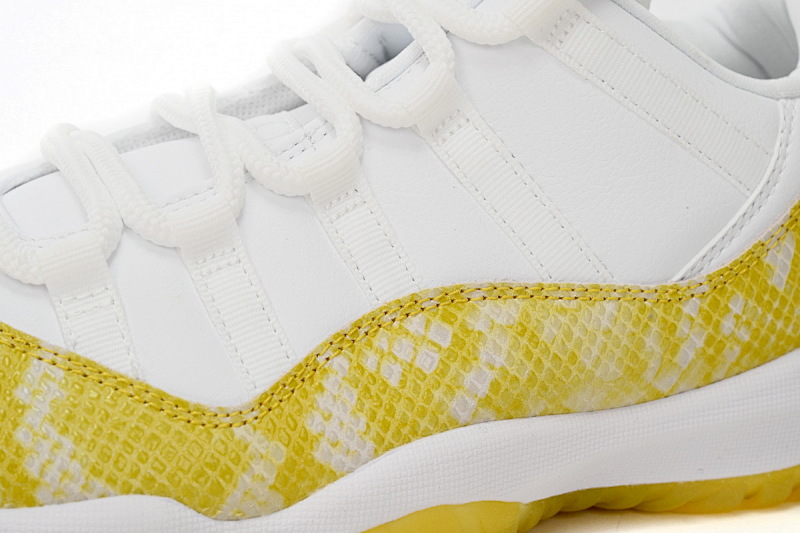 【DH0XP】黄蛇 XP版乔丹11代高帮篮球鞋 AH7860-107 Air Jordan 11 Low WMNS “Yellow Snakeskin”
