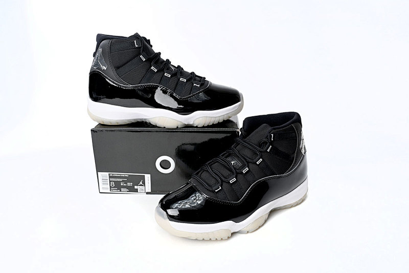 【DH0XP】黑银 XP版乔丹11代篮球鞋运动鞋CT8012-011 Air Jordan 11 25th Anniversary Black Silver Eyelets