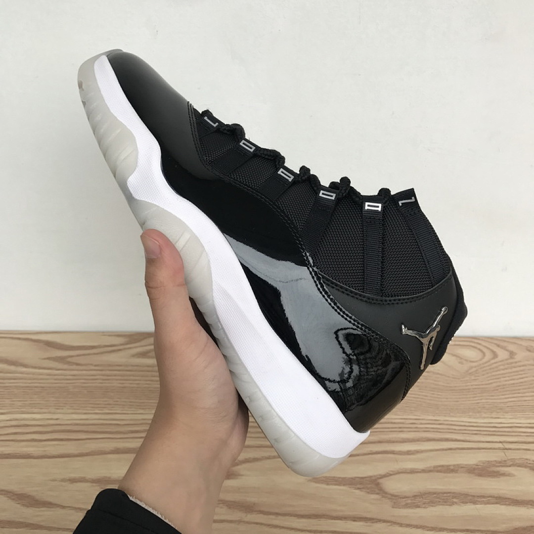 【DH0XP】黑银 XP版乔丹11代篮球鞋运动鞋CT8012-011 Air Jordan 11 25th Anniversary Black Silver Eyelets