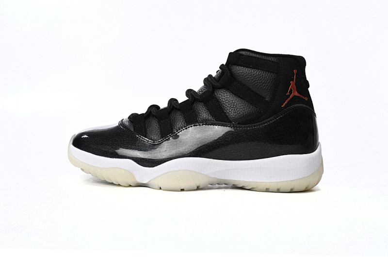 【DH0XP】暗黑大魔王 XP版乔丹11代篮球鞋运动鞋 378037 002 Air Jordan 11 25th Anniversary Black Silver Eyelets