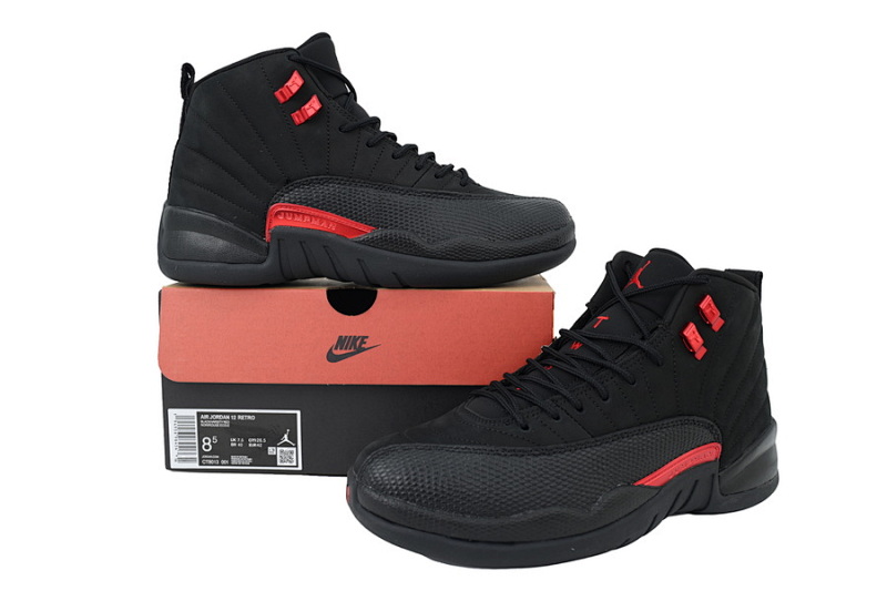 【DN5DJ】新黑红 乔12复古篮球鞋 CT8013-001 Air Jordan 12 Retro New Black Red