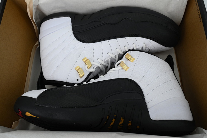 【EA5OG】白黑金 OG版本乔丹12代复古篮球鞋 CT8013-117 Air Jordan 12 Retro 'Taxi' 2025