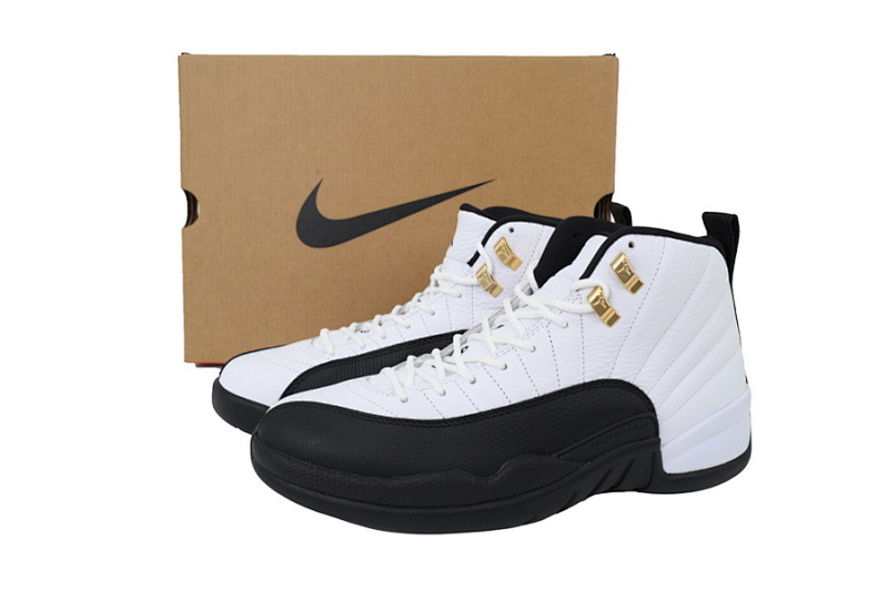 【EA5OG】白黑金 OG版本乔丹12代复古篮球鞋 CT8013-117 Air Jordan 12 Retro 'Taxi' 2025