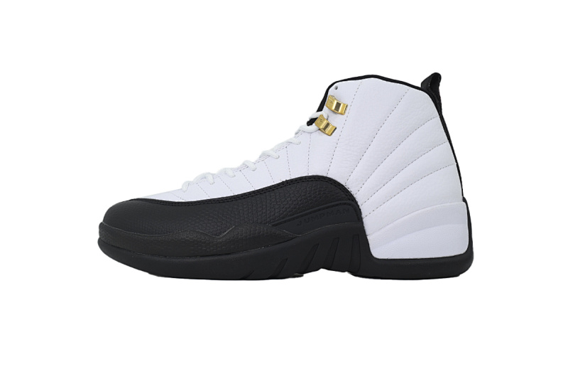 【DA0GX】黑白金扣 GX版乔丹12代复古篮球鞋 CT8013-117 Air Jordan 12 Retro 'Taxi' 2025