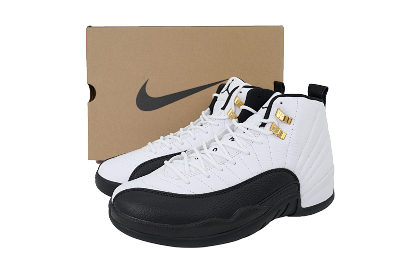 【DA0GX】黑白金扣 GX版乔丹12代复古篮球鞋 CT8013-117 Air Jordan 12 Retro 'Taxi' 2025