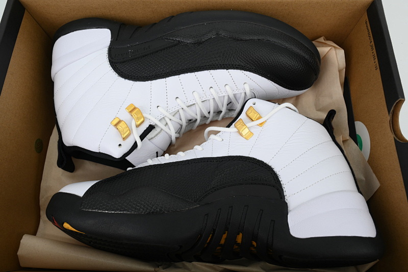 【DH0XP】白黑金-10 XP版乔丹12代复古篮球鞋 CT8013-117 Air Jordan 12 Retro 'Taxi' 2025
