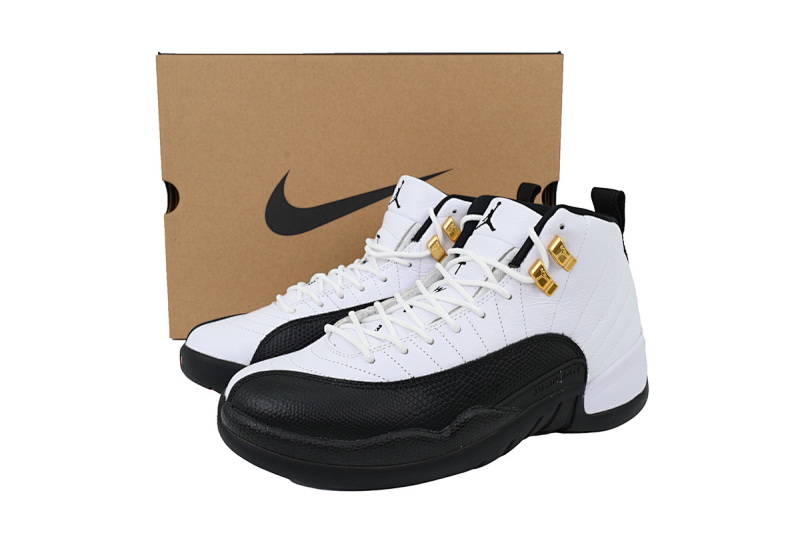 【DH0XP】白黑金-10 XP版乔丹12代复古篮球鞋 CT8013-117 Air Jordan 12 Retro 'Taxi' 2025