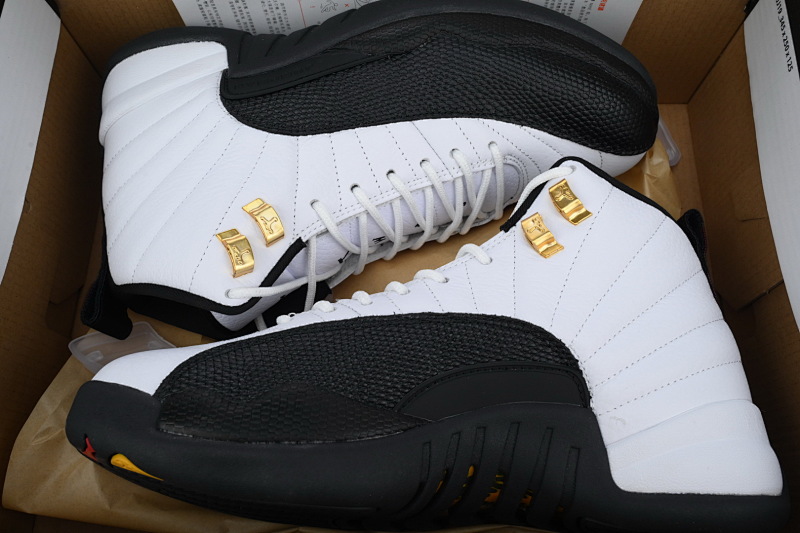 【DN5DJ】白黑金 乔12复古篮球鞋 130690-125 Air Jordan 12 Retro 'Taxi'