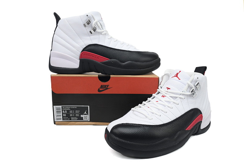 【DH0XP】白黑红-2 XP版乔丹12代复古篮球鞋 CT8013-162 Air Jordan 12 “Red Taxi”5