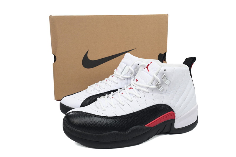 【DH0XP】白黑红-2 XP版乔丹12代复古篮球鞋 CT8013-162 Air Jordan 12 “Red Taxi”5