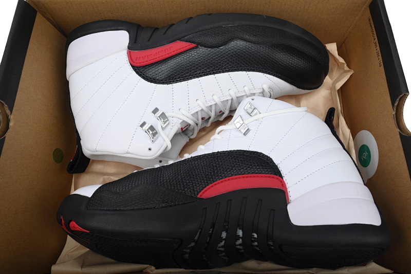 【DH0XP】白黑红-2 XP版乔丹12代复古篮球鞋 CT8013-162 Air Jordan 12 “Red Taxi”5