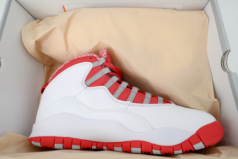 yupoo_354101_4ada673a.jpg 【DN0DJ】白红 耐克 AJ10系列男士运动鞋 310806-161 Air Jordan 10 Retro GS