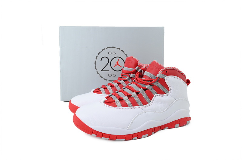 yupoo_354101_bce70134.jpg 【DN0DJ】白红 耐克 AJ10系列男士运动鞋 310806-161 Air Jordan 10 Retro GS
