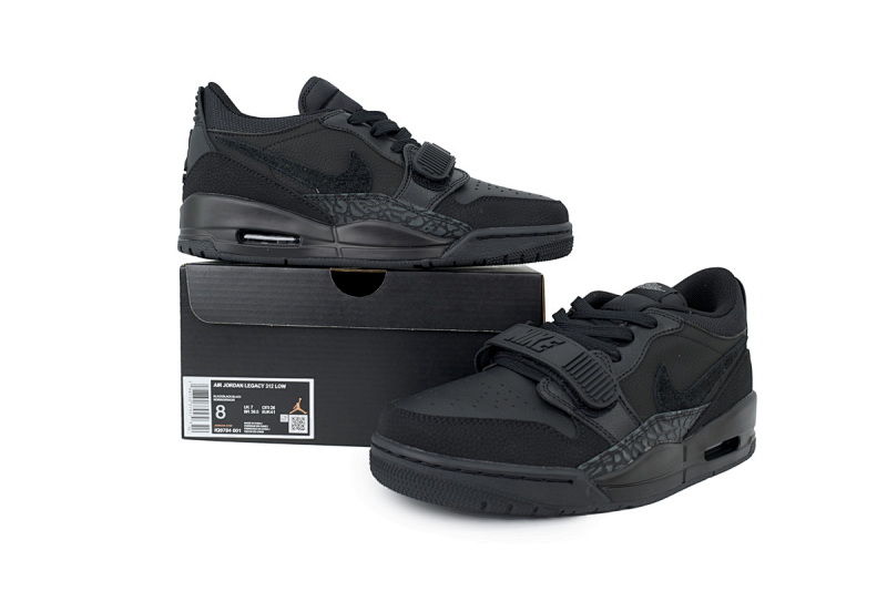 【BA7DB】全黑001 耐克312休闲运动篮球鞋 IQ9784-001 Air Jordan Legacy 312 Low All Black