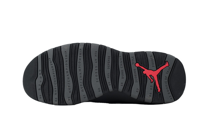 【DN0DJ】影子灰2025  耐克 AJ10系列男士运动鞋 HJ6779-001 Air Jordan 10 Retro 'Shadow'
